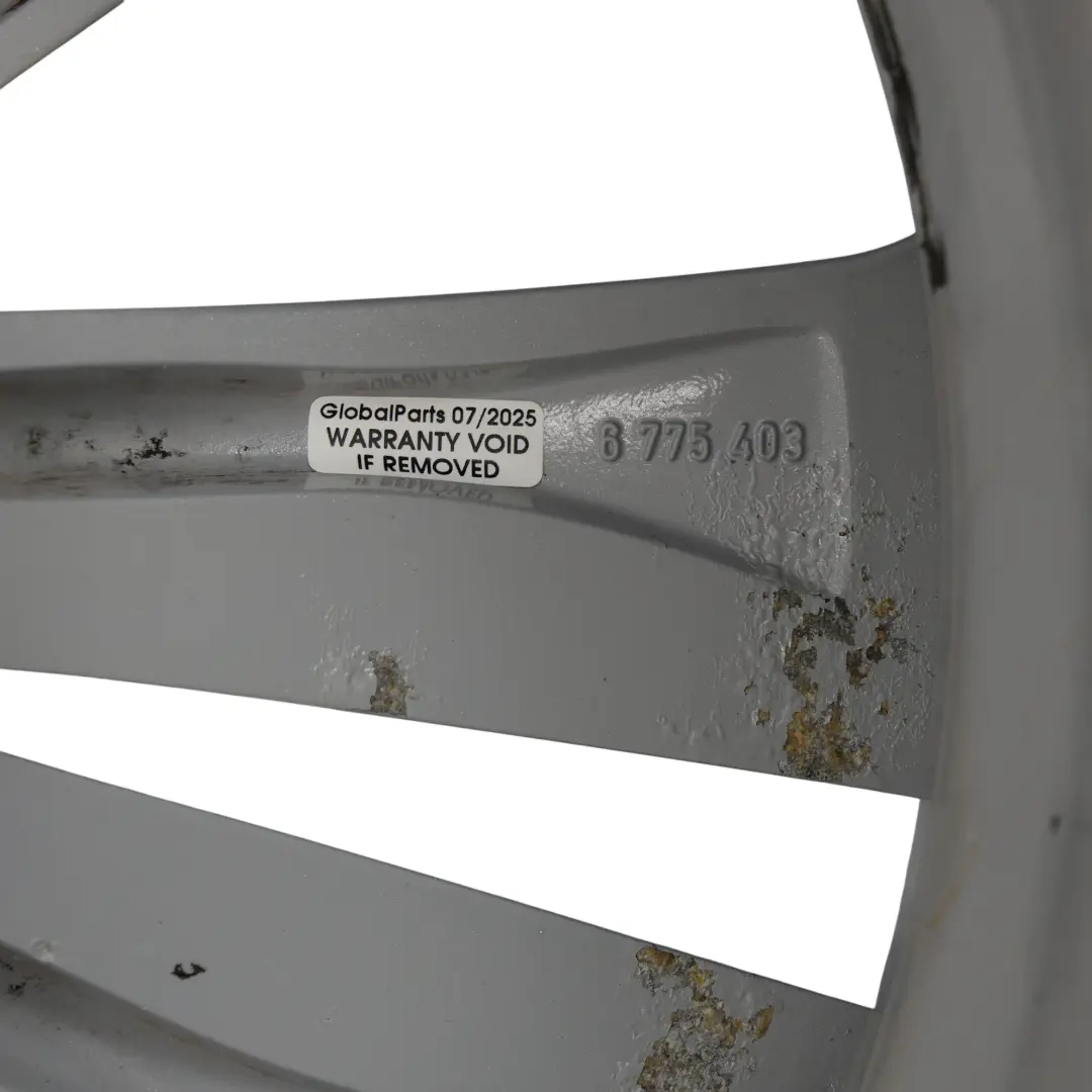 Wheel Rim BMW F01 F07 F12 Silver Alloy 18" Dual Spoke 234 8J ET:30 - SKU 6775403-1 - Part number 6775403