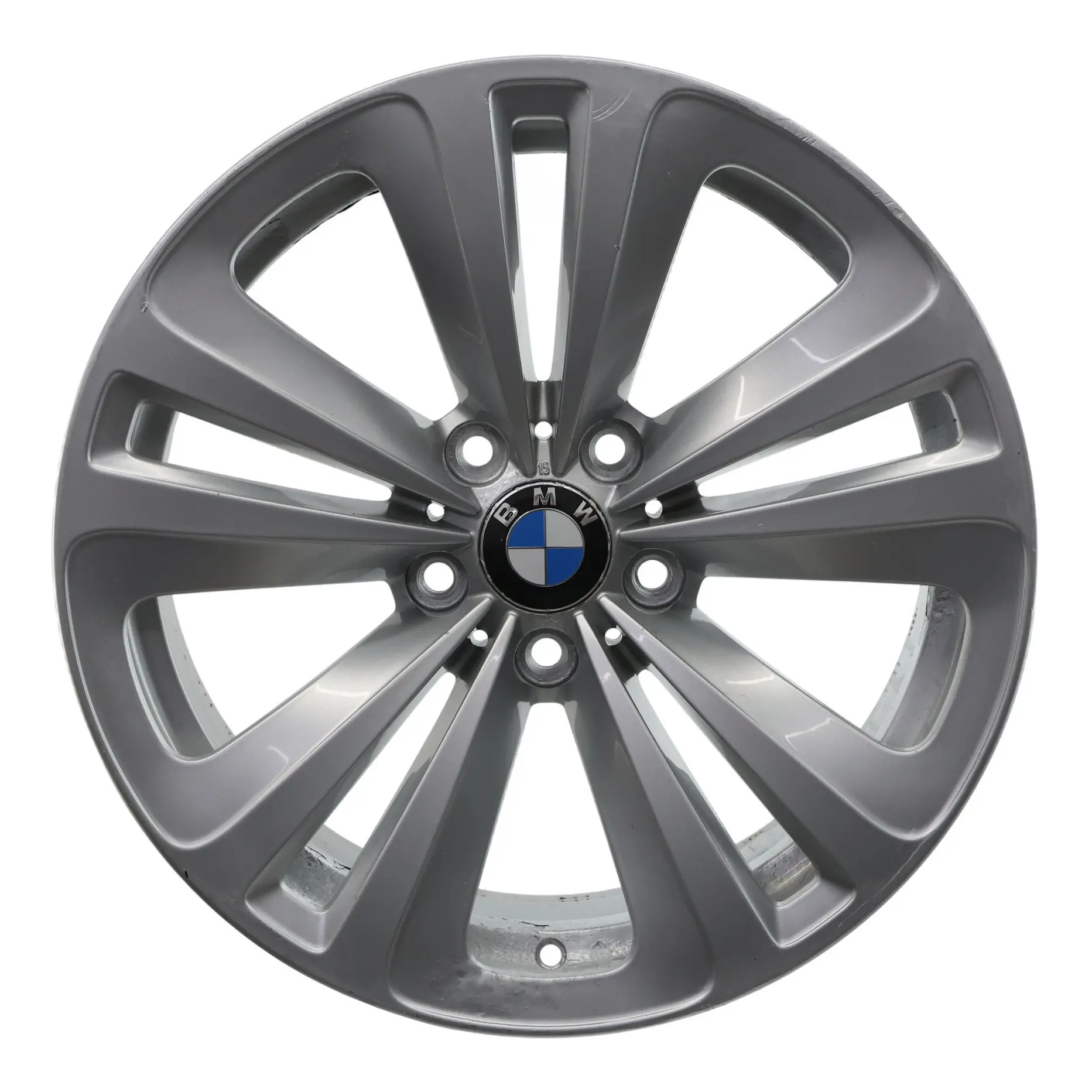 Cerchio Ruota BMW F01 F07 F12 Argento Lega 18" Doppie Razze 234 8J Et:30 6775403