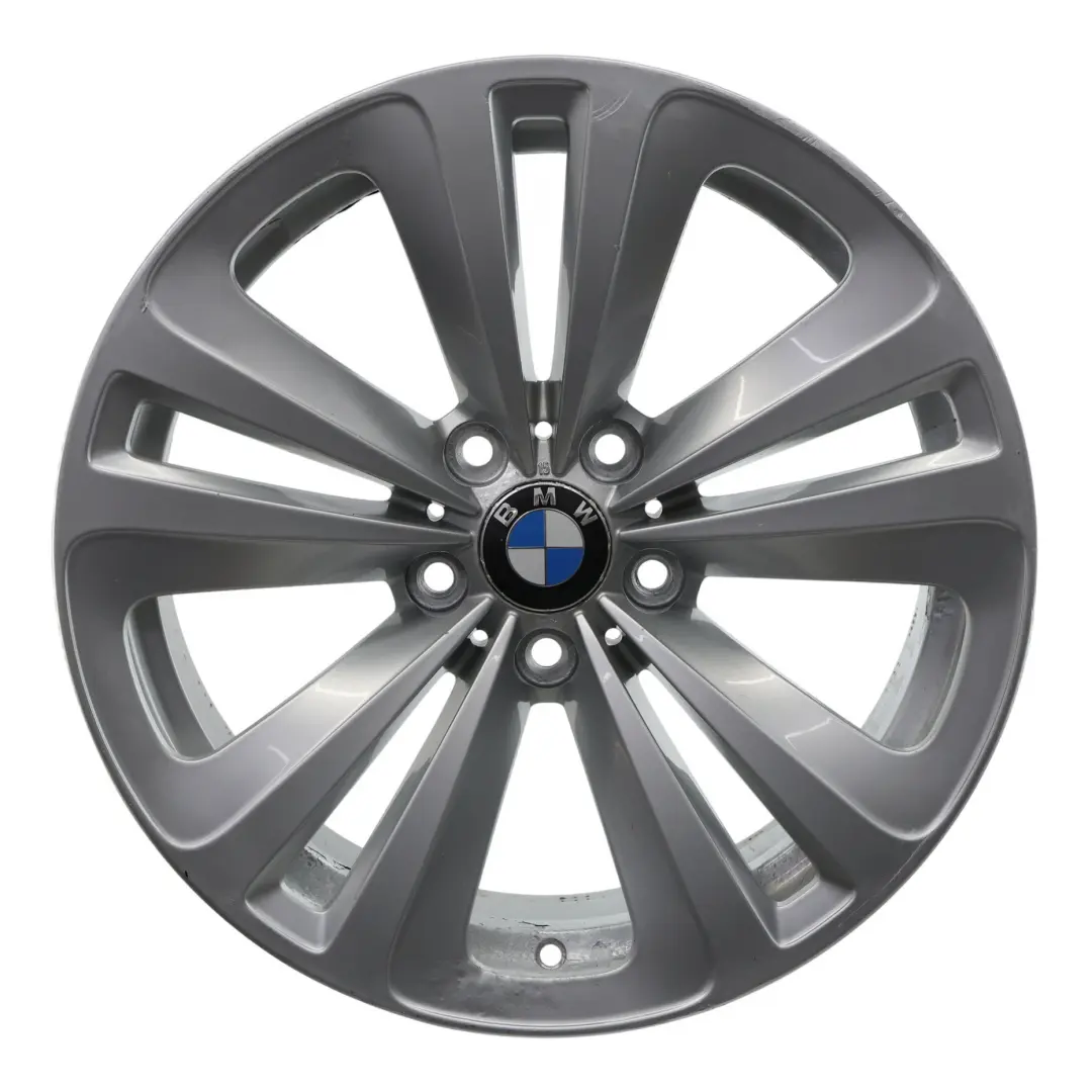 Wheel Rim BMW F01 F07 F12 Silver Alloy 18" Dual Spoke 234 8J ET:30 - SKU 6775403-2 - Part number 6775403