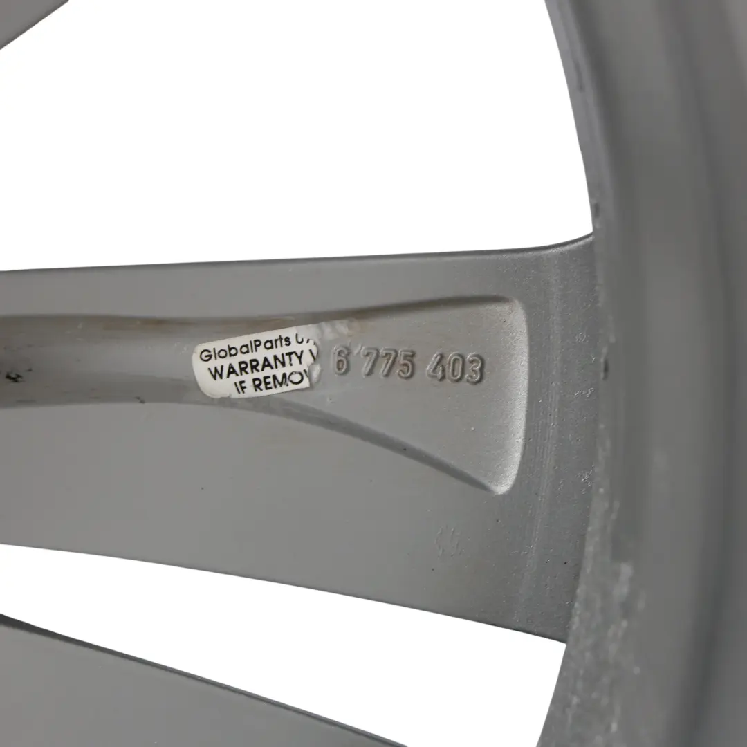 Wheel Rim BMW F01 F07 F12 Silver Alloy 18" Dual Spoke 234 8J ET:30 - SKU 6775403-2 - Part number 6775403