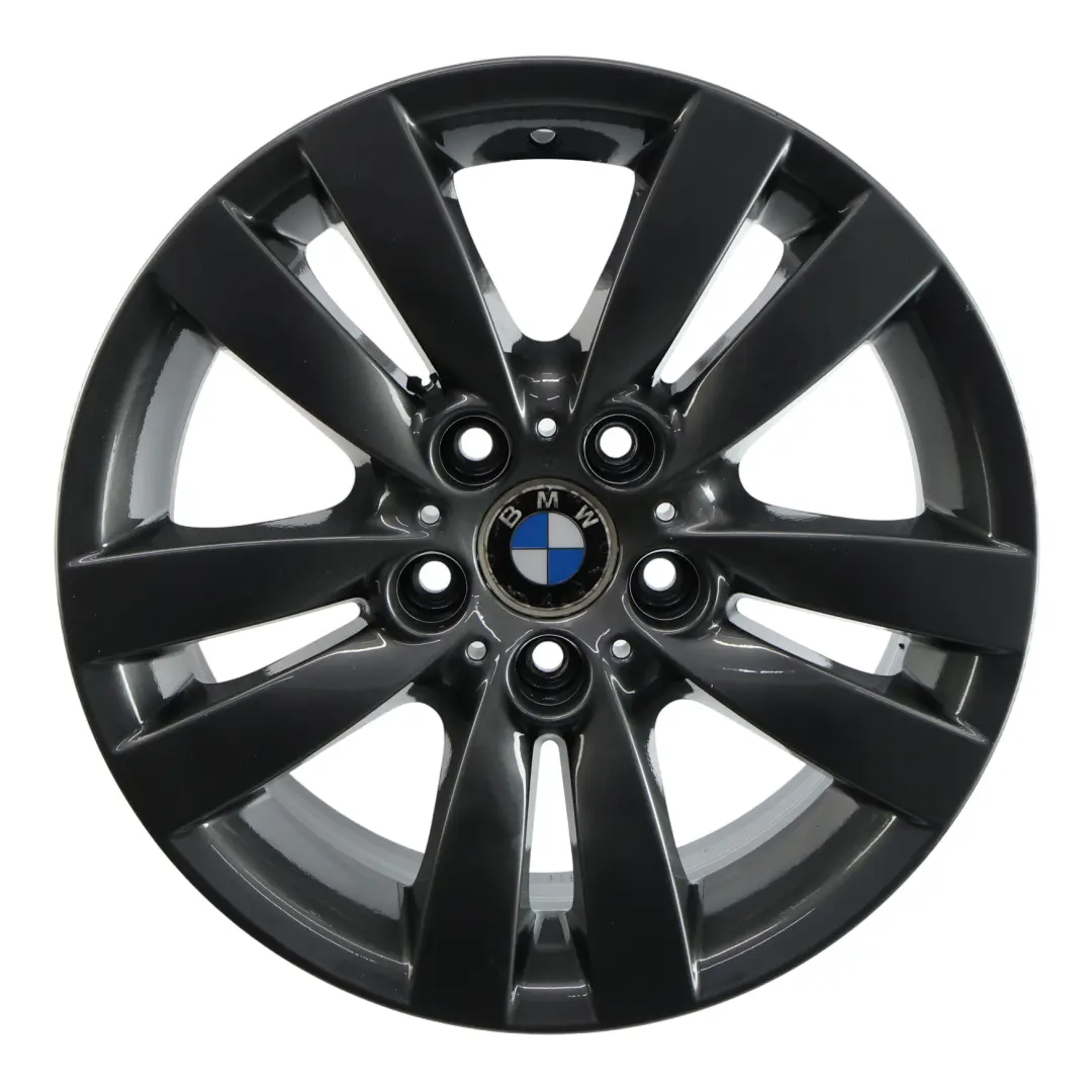 BMW E90 E91 E92 E93 Wheel Rim Alloy Black 17" Double Spoke 161 8J ET:34 - SKU 6775599-5 - Part number 6775599