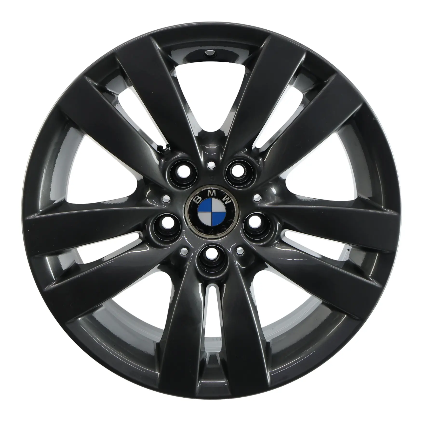 BMW E90 E91 E92 E93 Wheel Rim Alloy Black 17" Double Spoke 161 8J ET:34 6775599