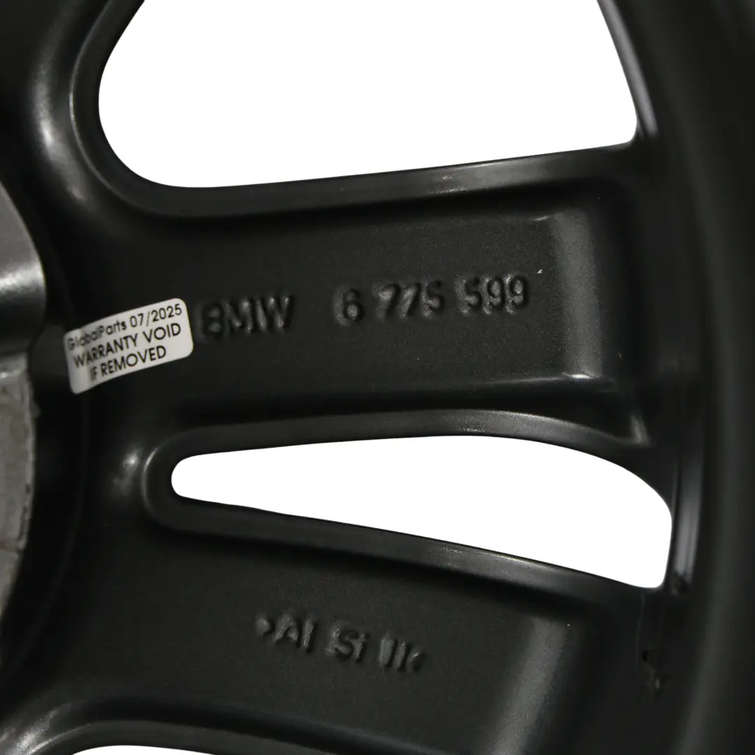 Felga Aluminiowa Czarna 17" 8J ET:34 do BMW E90 E91 E92 E93 o numerze 6775599 BMW E90 E91 E92 E93 Felga Aluminiowa Czarna 17" 8J ET:34 - SKU 6775599-5 - Numer Części 6775599