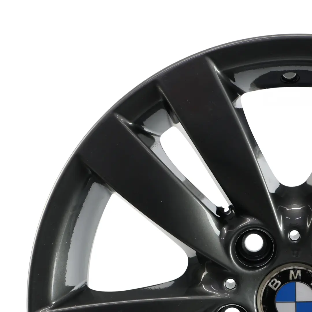 BMW E90 E91 E92 E93 Wheel Rim Alloy Black 17" Double Spoke 161 8J ET:34 - SKU 6775599-5 - Part number 6775599