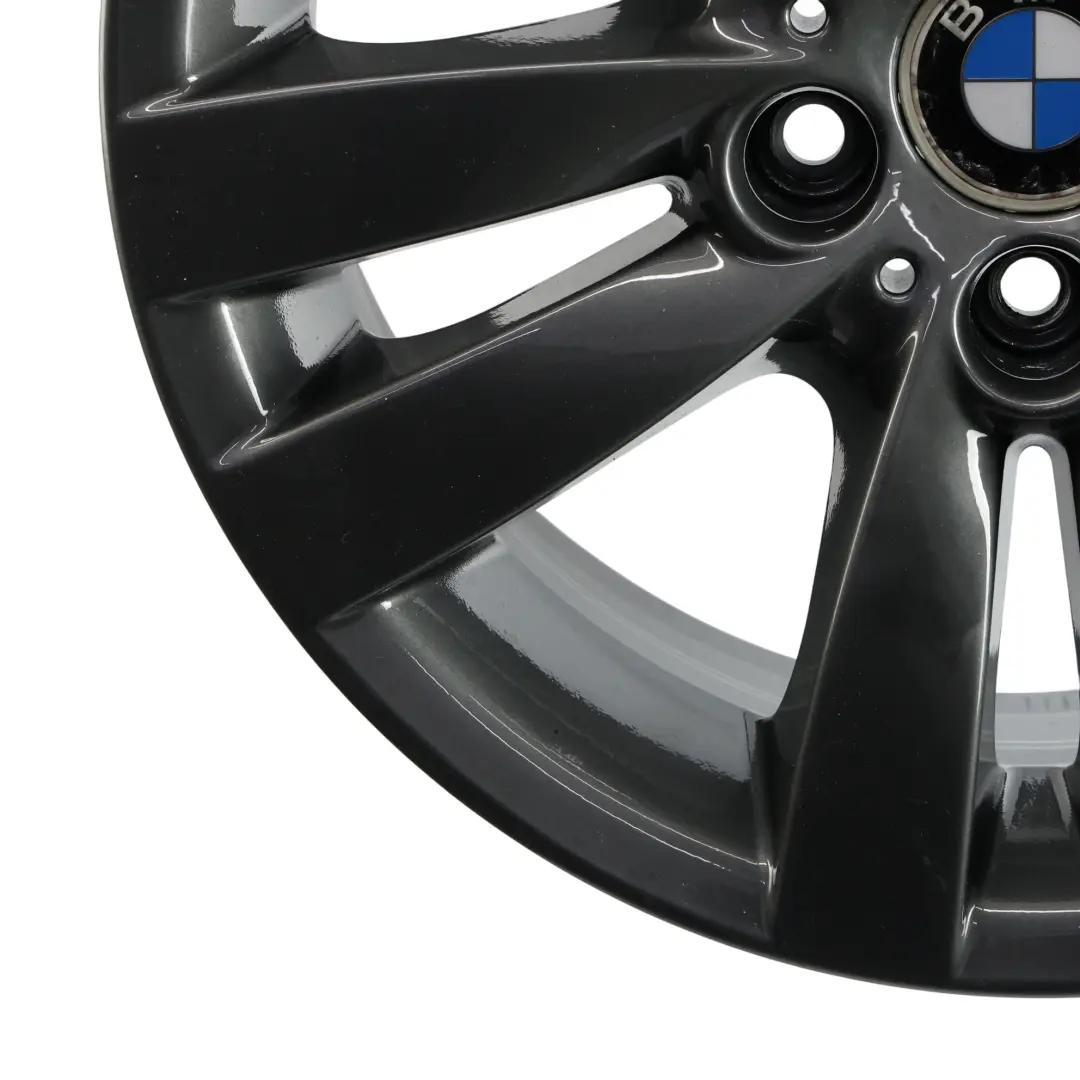 Rim Alloy Black 17" Double Spoke 161 8J ET:34 to BMW E90 E91 E92 E93 Wheel with Part number 6775599 BMW E90 E91 E92 E93 Wheel Rim Alloy Black 17" Double Spoke 161 8J ET:34 - SKU 6775599-5 - Part number 6775599