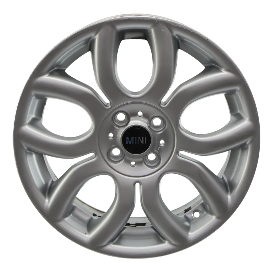 Mini Cooper R50 R55 R56 R57 Argento Cerchio in Lega 17" 7J Raggi Fiamma 97 - SKU 6775685-1 - Numero di parte 6775685
