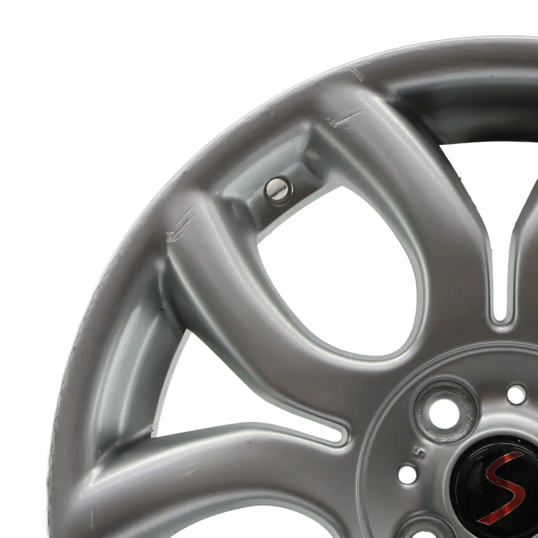 Mini Cooper One R50 R55 R56 R57 Wheel Alloy Rim Silver 17" 7J Flame Spoke 97 - SKU 6775685-2 - Part number 6775685