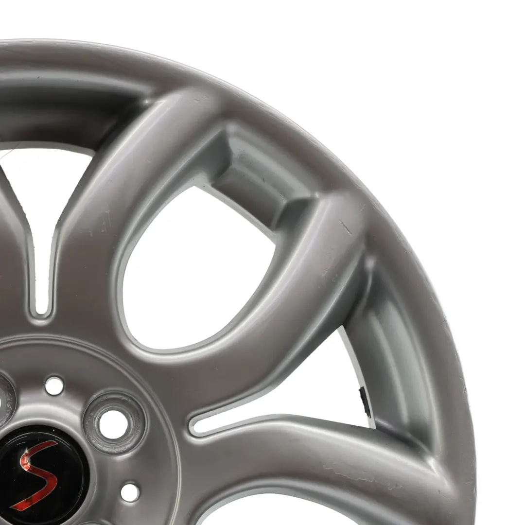 Mini Cooper One R50 R55 R56 R57 Wheel Alloy Rim Silver 17" 7J Flame Spoke 97 - SKU 6775685-2 - Part number 6775685