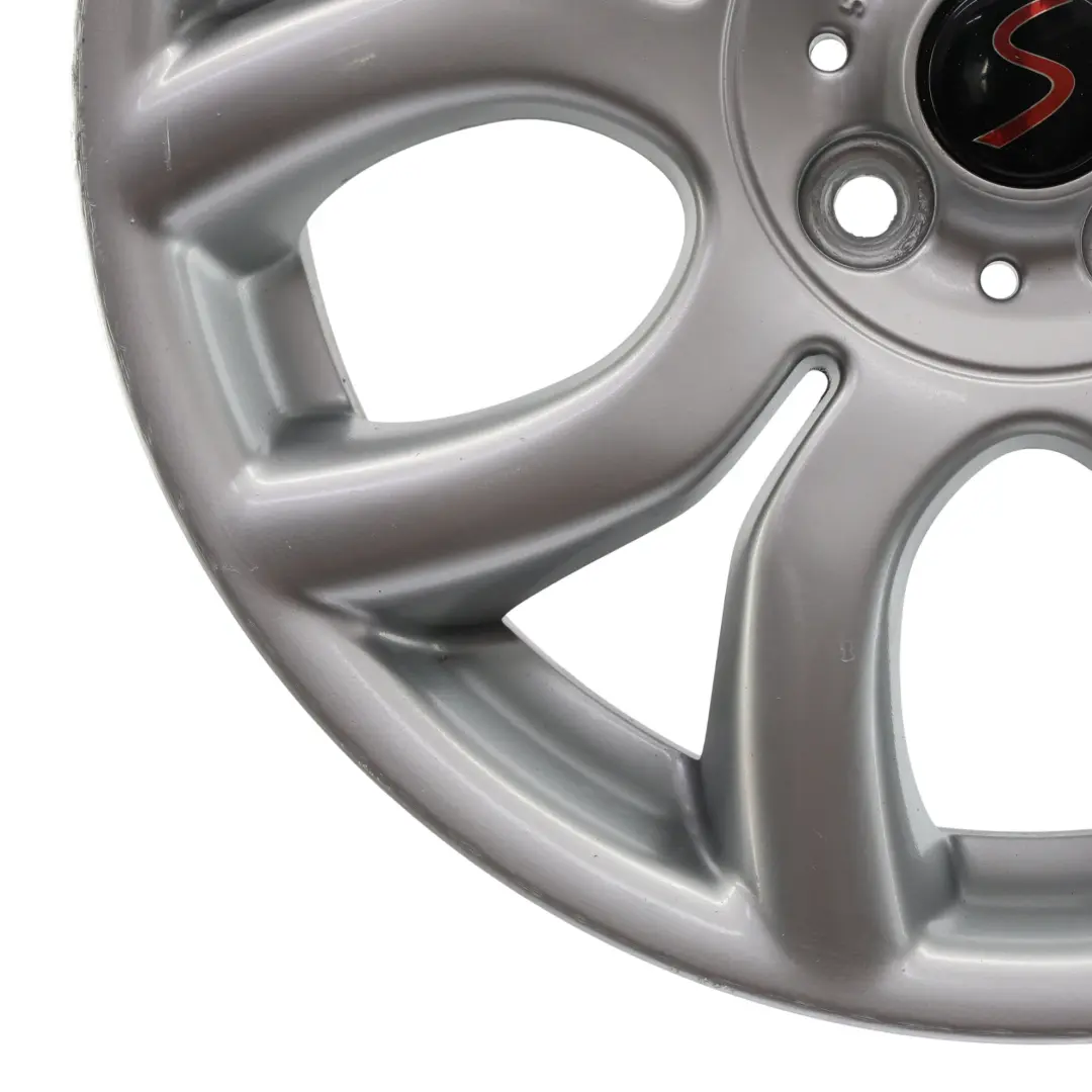 Mini Cooper One R50 R55 R56 R57 Wheel Alloy Rim Silver 17" 7J Flame Spoke 97 - SKU 6775685-2 - Part number 6775685