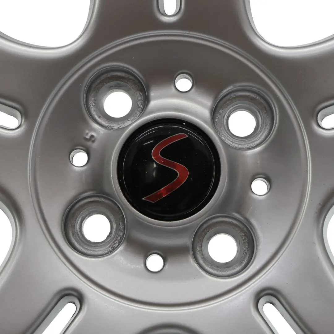 Mini Cooper One R50 R55 R56 R57 Wheel Alloy Rim Silver 17" 7J Flame Spoke 97 - SKU 6775685-2 - Part number 6775685