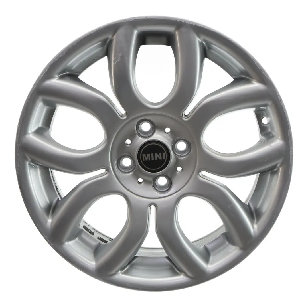 Alloy Rim 17" 7J Flame Spoke 97 to Mini Cooper One R50 R55 R56 R57 Silver Wheel with Part number 6775685 Mini Cooper One R50 R55 R56 R57 Silver Wheel Alloy Rim 17" 7J Flame Spoke 97 - SKU 6775685-7 - Part number 6775685