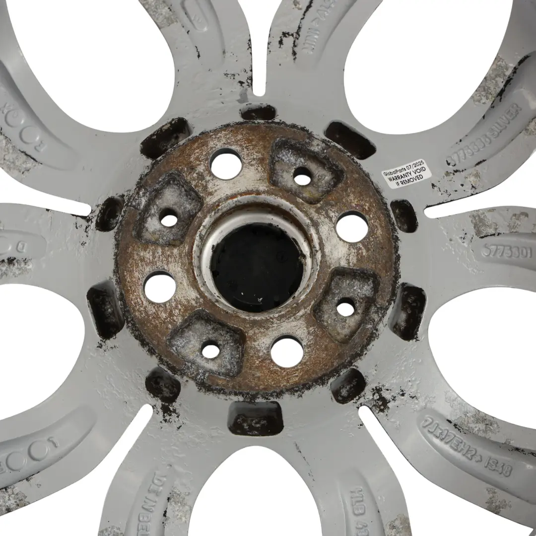 Alloy Rim 17" 7J Flame Spoke 97 to Mini Cooper One R50 R55 R56 R57 Silver Wheel with Part number 6775685 Mini Cooper One R50 R55 R56 R57 Silver Wheel Alloy Rim 17" 7J Flame Spoke 97 - SKU 6775685-7 - Part number 6775685