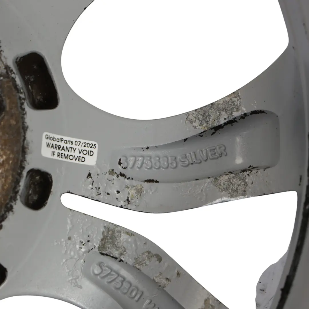 Alloy Rim 17" 7J Flame Spoke 97 to Mini Cooper One R50 R55 R56 R57 Silver Wheel with Part number 6775685 Mini Cooper One R50 R55 R56 R57 Silver Wheel Alloy Rim 17" 7J Flame Spoke 97 - SKU 6775685-7 - Part number 6775685