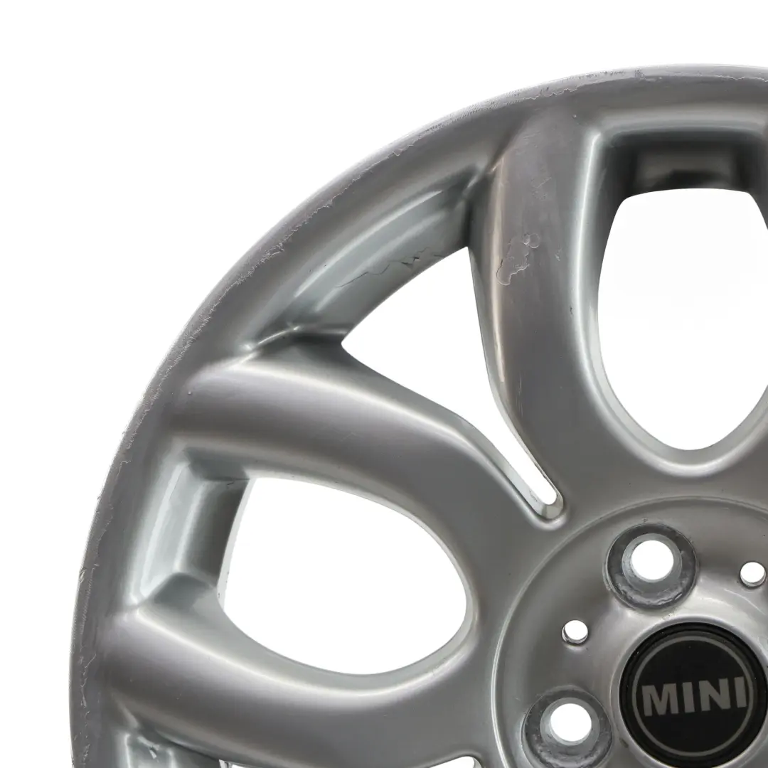 Mini Cooper One R50 R55 R56 R57 Silver Wheel Alloy Rim 17" 7J Flame Spoke 97 - SKU 6775685-7 - Part number 6775685