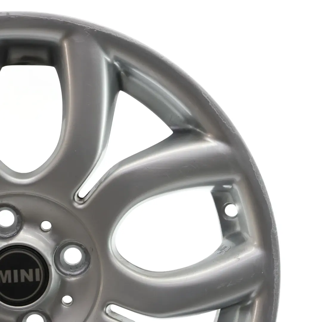 Mini Cooper One R50 R55 R56 R57 Silver Wheel Alloy Rim 17" 7J Flame Spoke 97 - SKU 6775685-7 - Part number 6775685