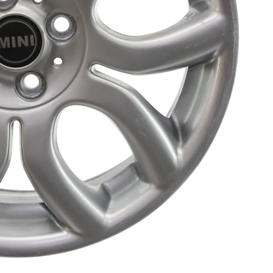 Alloy Rim 17" 7J Flame Spoke 97 to Mini Cooper One R50 R55 R56 R57 Silver Wheel with Part number 6775685 Mini Cooper One R50 R55 R56 R57 Silver Wheel Alloy Rim 17" 7J Flame Spoke 97 - SKU 6775685-7 - Part number 6775685