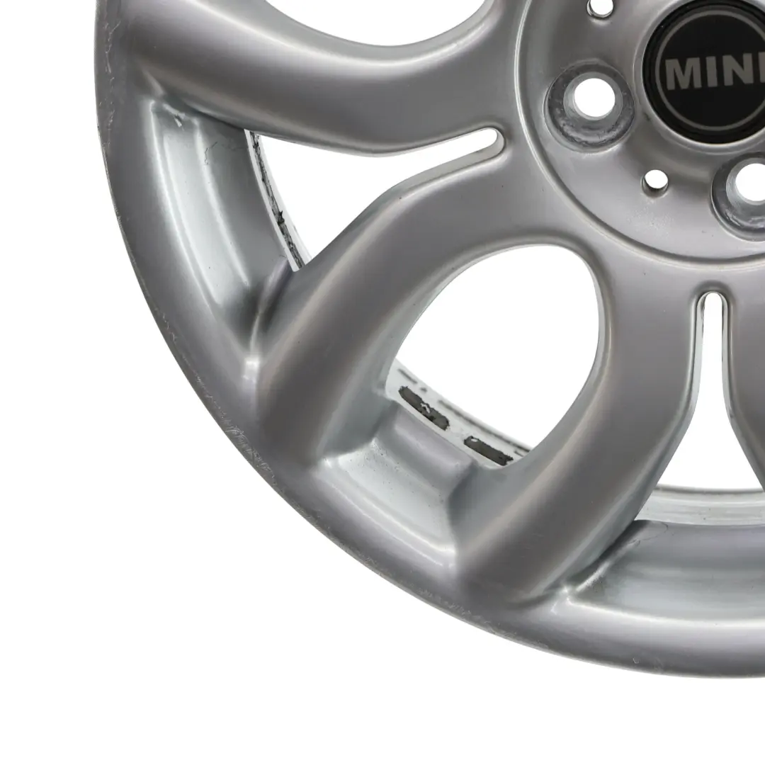 Mini Cooper One R50 R55 R56 R57 Silver Wheel Alloy Rim 17" 7J Flame Spoke 97 - SKU 6775685-7 - Part number 6775685