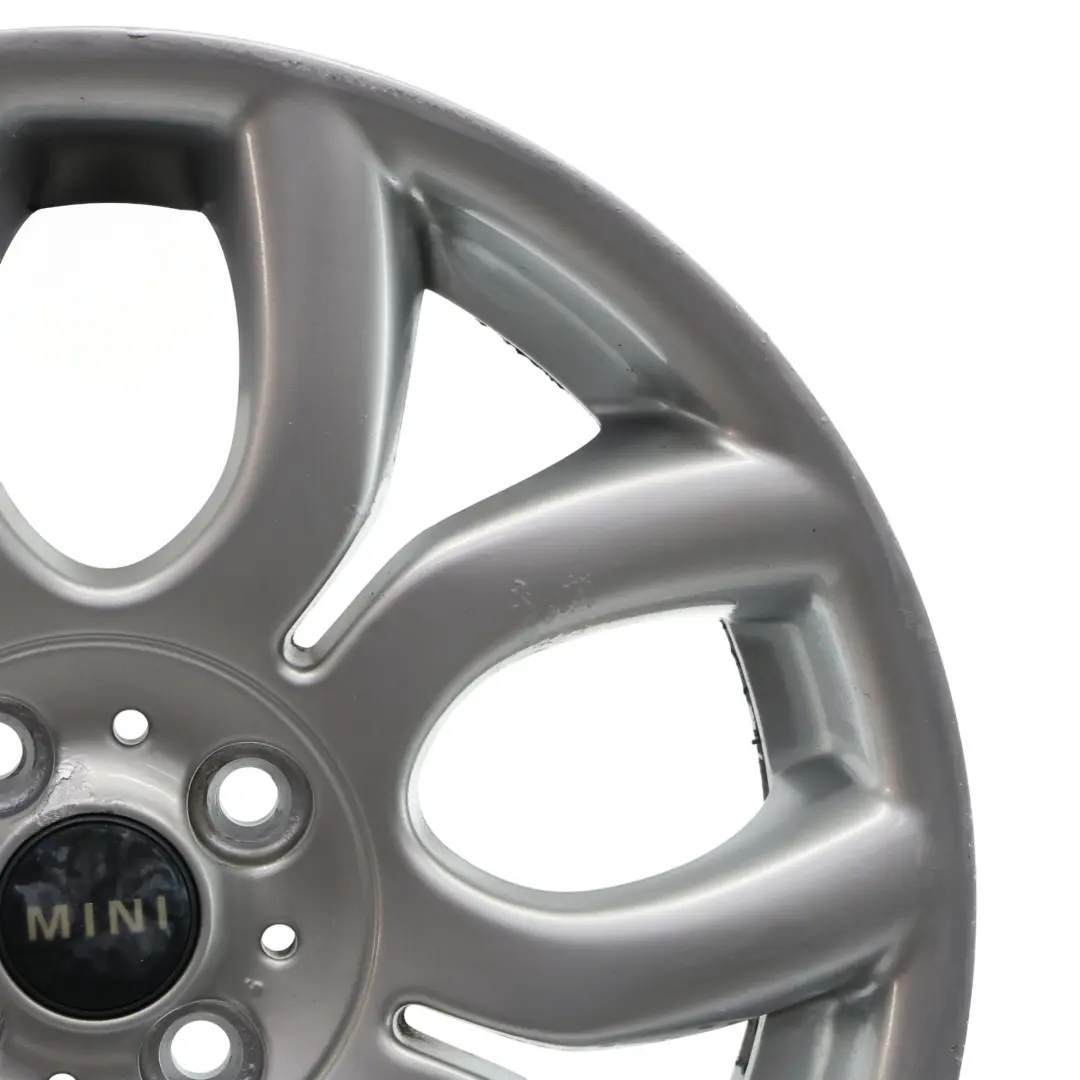 Mini Cooper One R50 R55 R56 R57 Silver Wheel Alloy Rim 17" 7J Flame Spoke 97 - SKU 6775685-8 - Part number 6775685