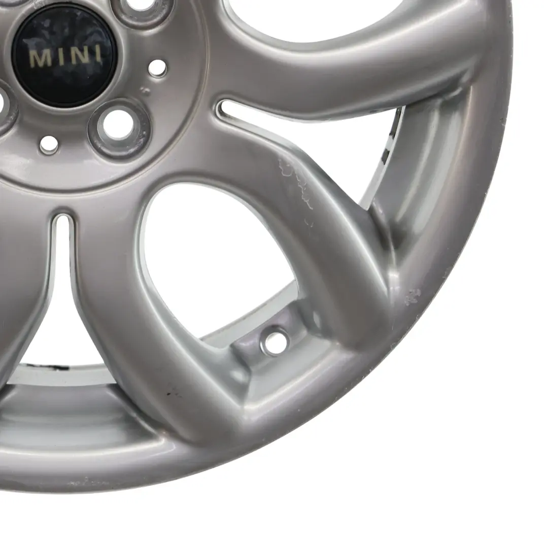 Alloy Rim 17" 7J Flame Spoke 97 to Mini Cooper One R50 R55 R56 R57 Silver Wheel with Part number 6775685 Mini Cooper One R50 R55 R56 R57 Silver Wheel Alloy Rim 17" 7J Flame Spoke 97 - SKU 6775685-8 - Part number 6775685
