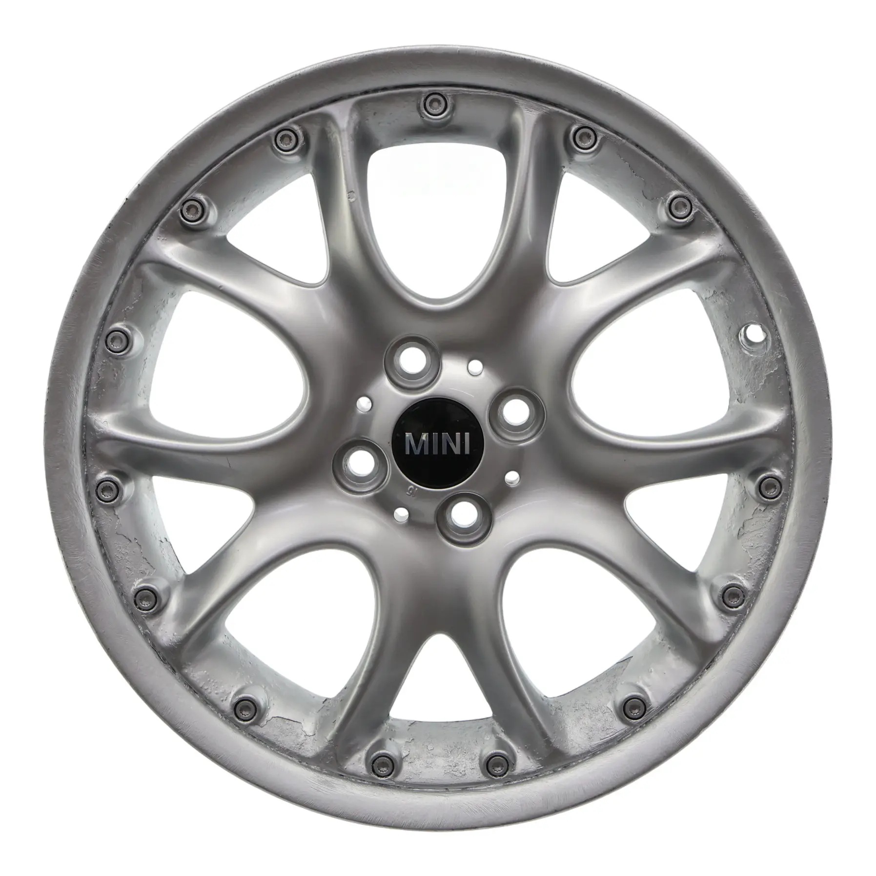 Mini Cooper R50 R56 llanta De aleacion De plata 17 "7J ET:48 Web Cross Spoke 98