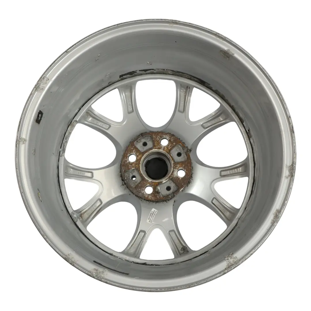 Silber Alu Felge 7J ET:48 17" Web Spoke Composite 98 für Mini Cooper R50 R53 R56 mit Teilenummer 6775686 Mini Cooper R50 R53 R56 Silber Alu Felge 7J ET:48 17" Web Spoke Composite 98 - SKU 6775686-1 - Teilenummer 6775686
