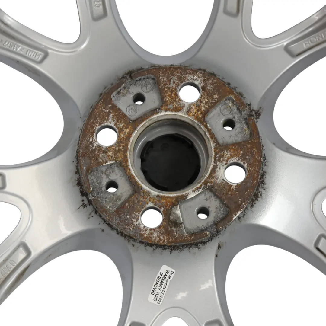 Silber Alu Felge 7J ET:48 17" Web Spoke Composite 98 für Mini Cooper R50 R53 R56 mit Teilenummer 6775686 Mini Cooper R50 R53 R56 Silber Alu Felge 7J ET:48 17" Web Spoke Composite 98 - SKU 6775686-1 - Teilenummer 6775686