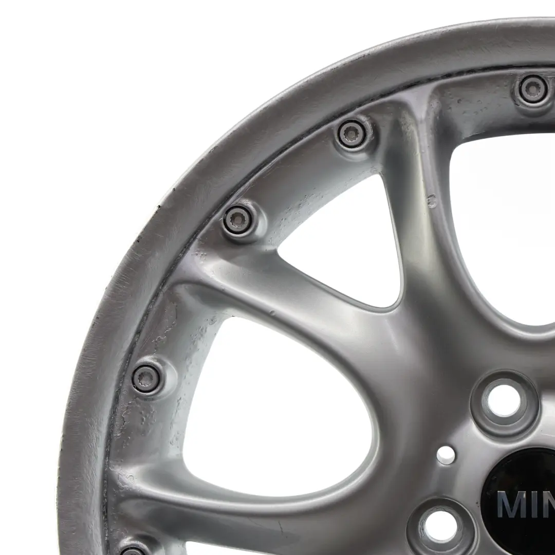Mini Cooper R50 R53 R56 Argent Jantes Alu 7J Et : 48 17 " Web Spoke Composite 98 - SKU 6775686-1 - Numéro de pièce 6775686