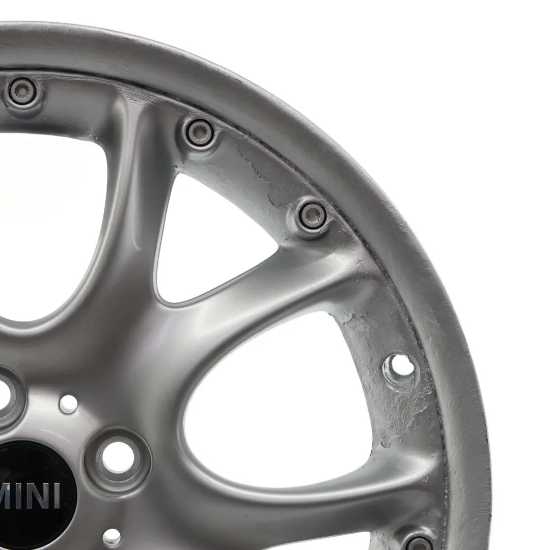 Mini Cooper R50 R53 R56 Silber Alu Felge 7J ET:48 17" Web Spoke Composite 98 - SKU 6775686-1 - Teilenummer 6775686