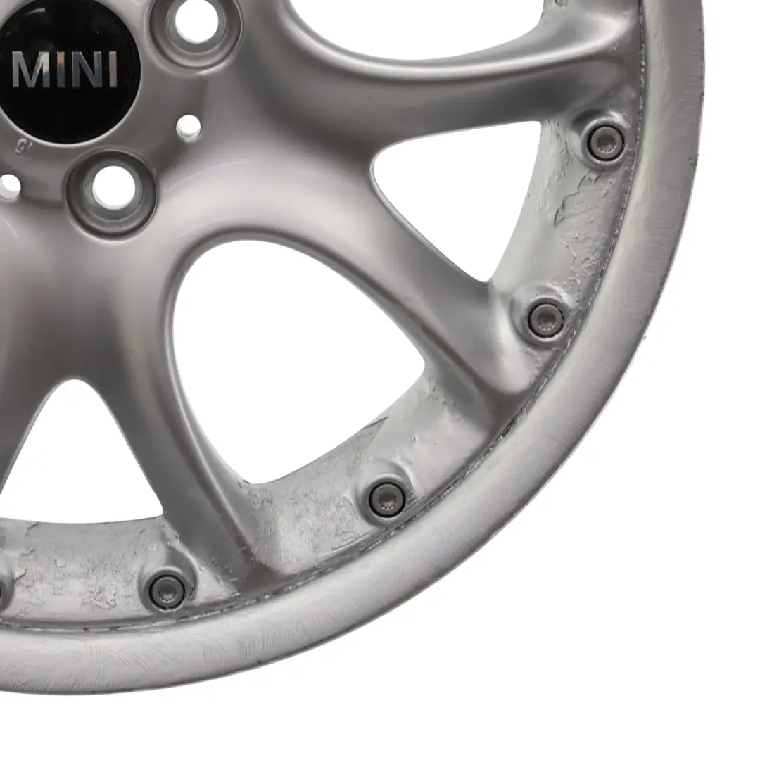 Mini Cooper R50 R53 R56 Silber Alu Felge 7J ET:48 17" Web Spoke Composite 98 - SKU 6775686-1 - Teilenummer 6775686