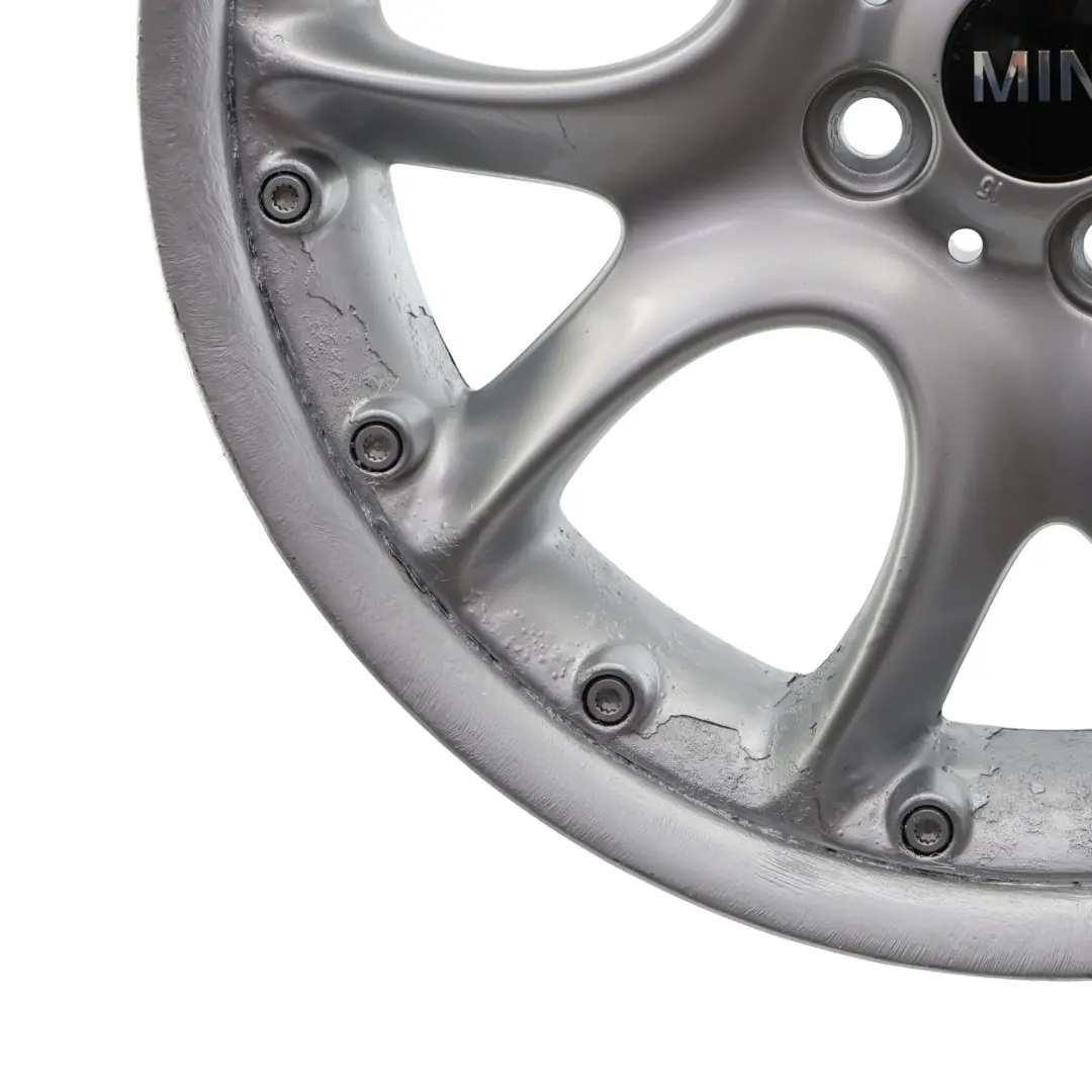 Mini Cooper R50 R53 R56 Silber Alu Felge 7J ET:48 17" Web Spoke Composite 98 - SKU 6775686-1 - Teilenummer 6775686