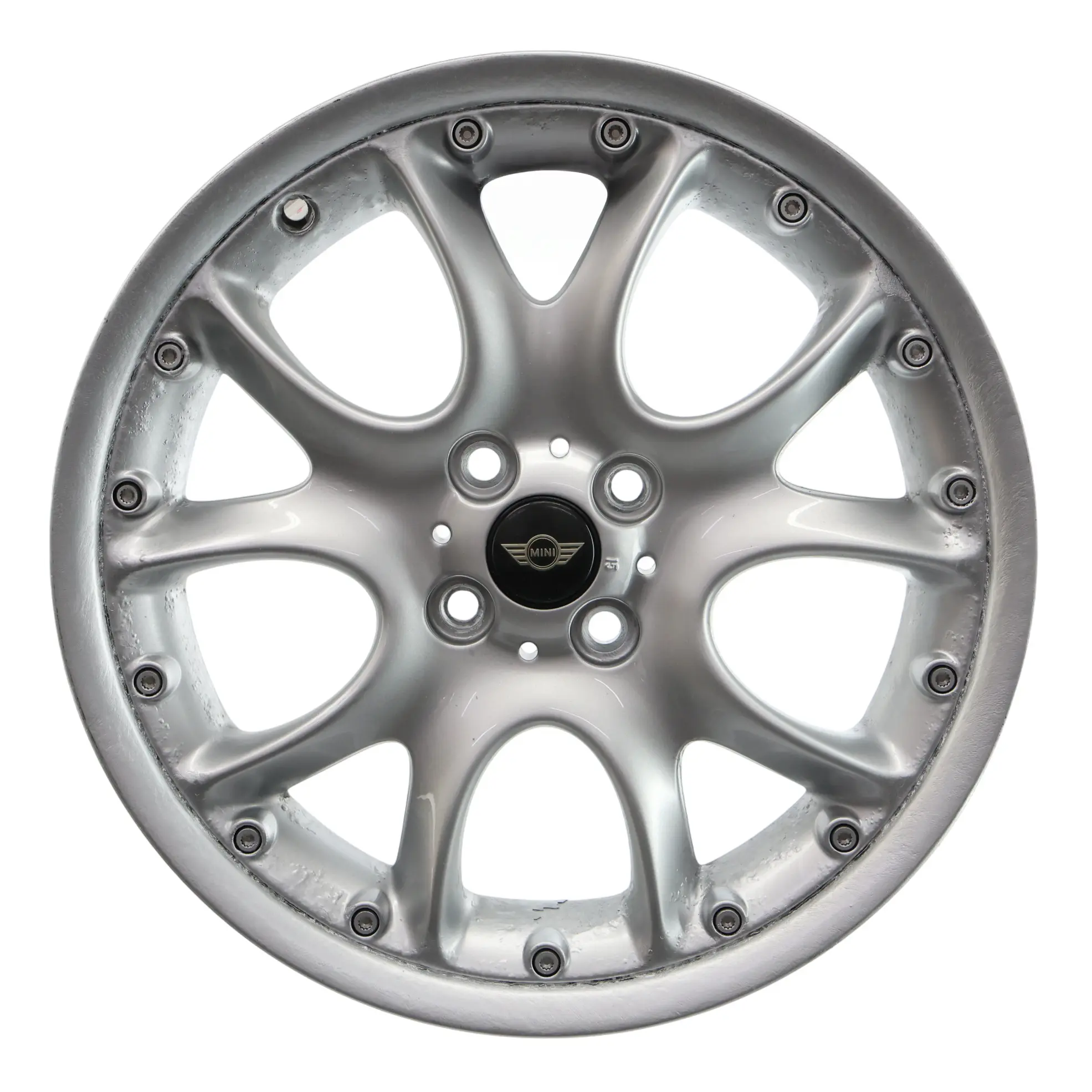 Mini Cooper R50 R53 R56 Silver Wheel Alloy Rim 17" ET:48 7J Web Cross Spoke 98