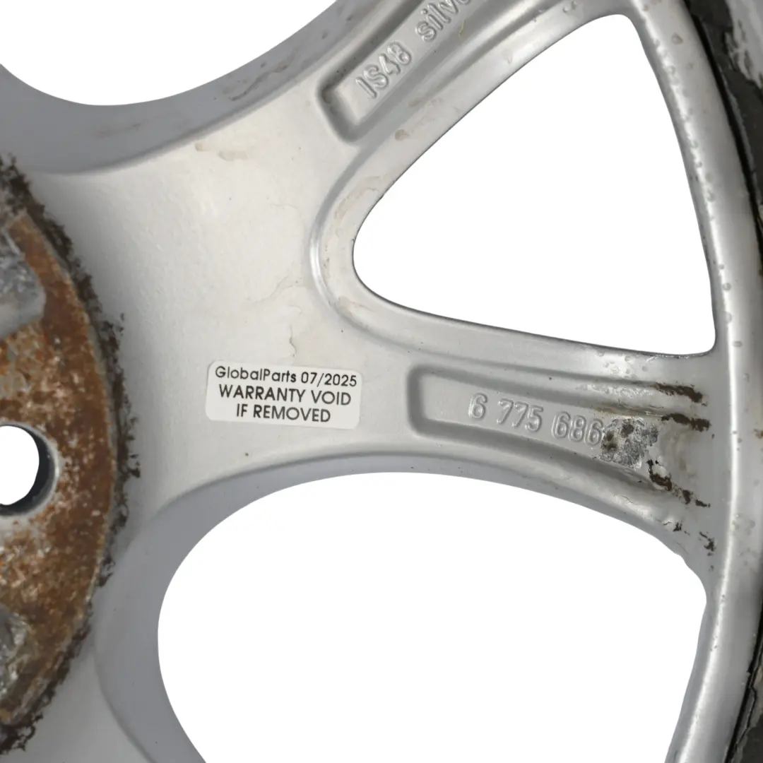 Felga Aluminiowa 17" ET:48 7J do Mini R50 R56 o numerze 6775686 Mini R50 R56 Felga Aluminiowa 17" ET:48 7J - SKU 6775686-2 - Numer Części 6775686