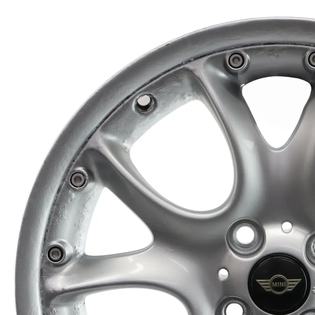 Mini Cooper R50 R53 R56 Silver Wheel Alloy Rim 17" ET:48 7J Web Cross Spoke 98 - SKU 6775686-2 - Part number 6775686