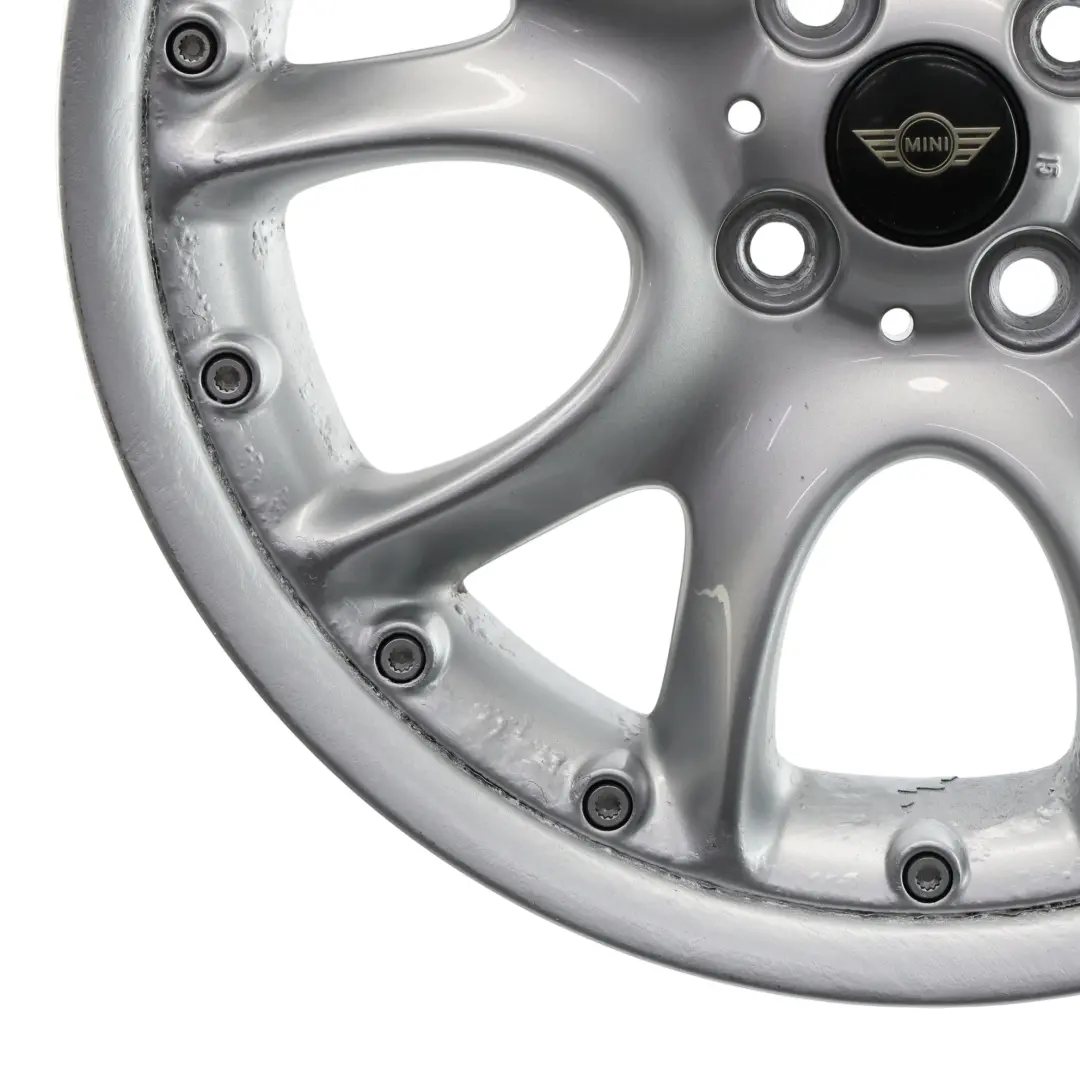 Mini Cooper R50 R53 R56 Silver Wheel Alloy Rim 17" ET:48 7J Web Cross Spoke 98 - SKU 6775686-2 - Part number 6775686