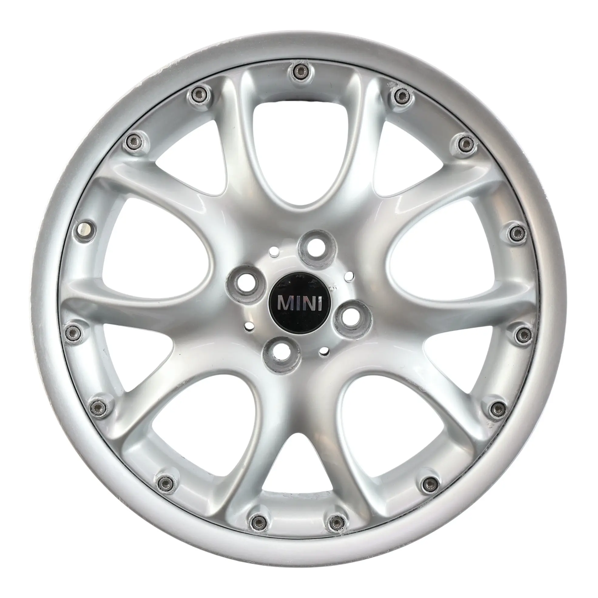 Mini Cooper R50 R53 R56 Silver Wheel Alloy Rim 17" ET:48 7J Web Cross Spoke 98