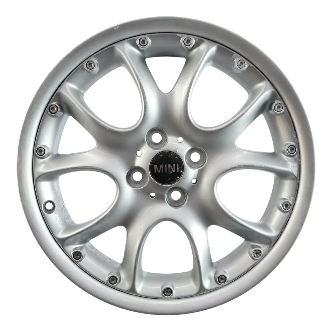 Mini Cooper R50 R56 Silver Wheel Alloy Rim 17" 7J ET:48 Web Cross Spoke 98 - SKU 6775686-4 - Part number 6775686