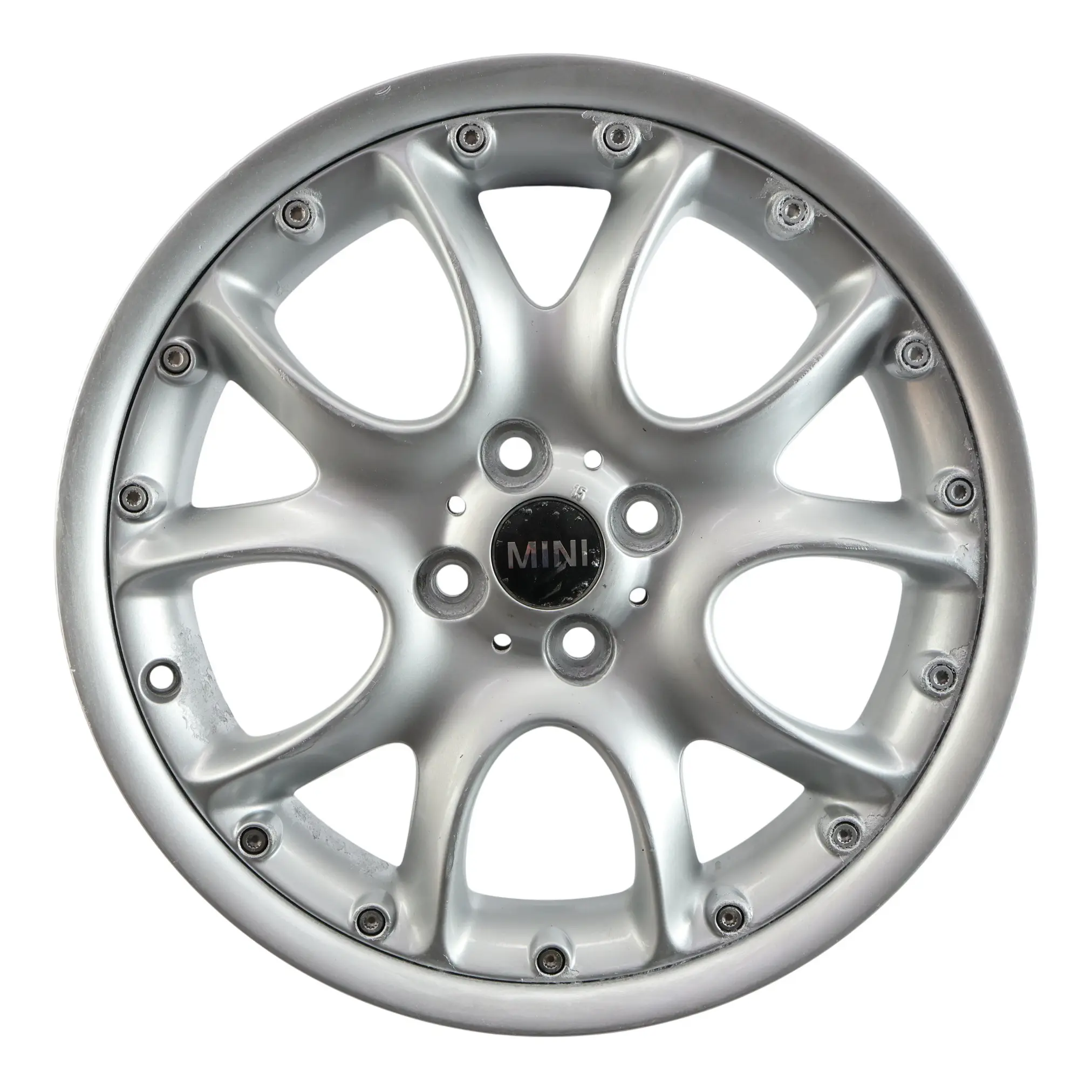 Mini Cooper R50 R56 Silver Wheel Alloy Rim 17" 7J ET:48 Web Cross Spoke 98