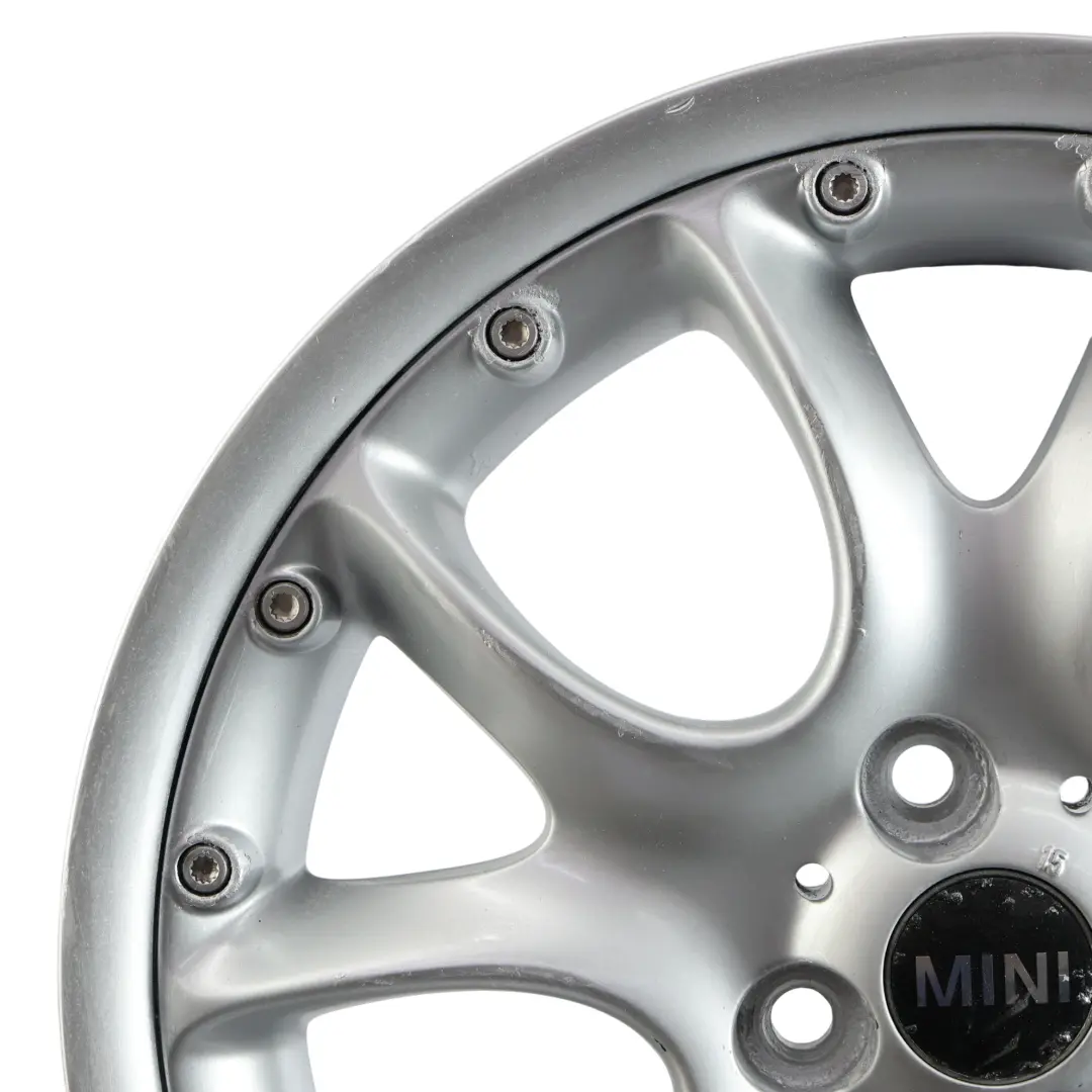 Mini Cooper R50 R56 llanta De aleacion De plata 17 "7J ET:48 Web Cross Spoke 98 - SKU 6775686-4 - Número de pieza 6775686