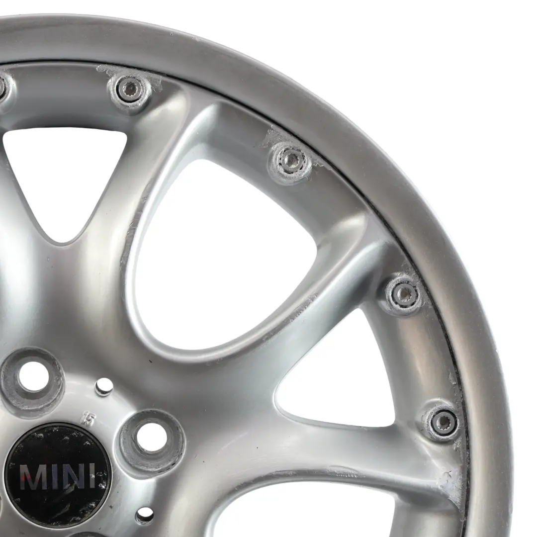 Mini Cooper R50 R56 Silver Wheel Alloy Rim 17" 7J ET:48 Web Cross Spoke 98 - SKU 6775686-4 - Part number 6775686