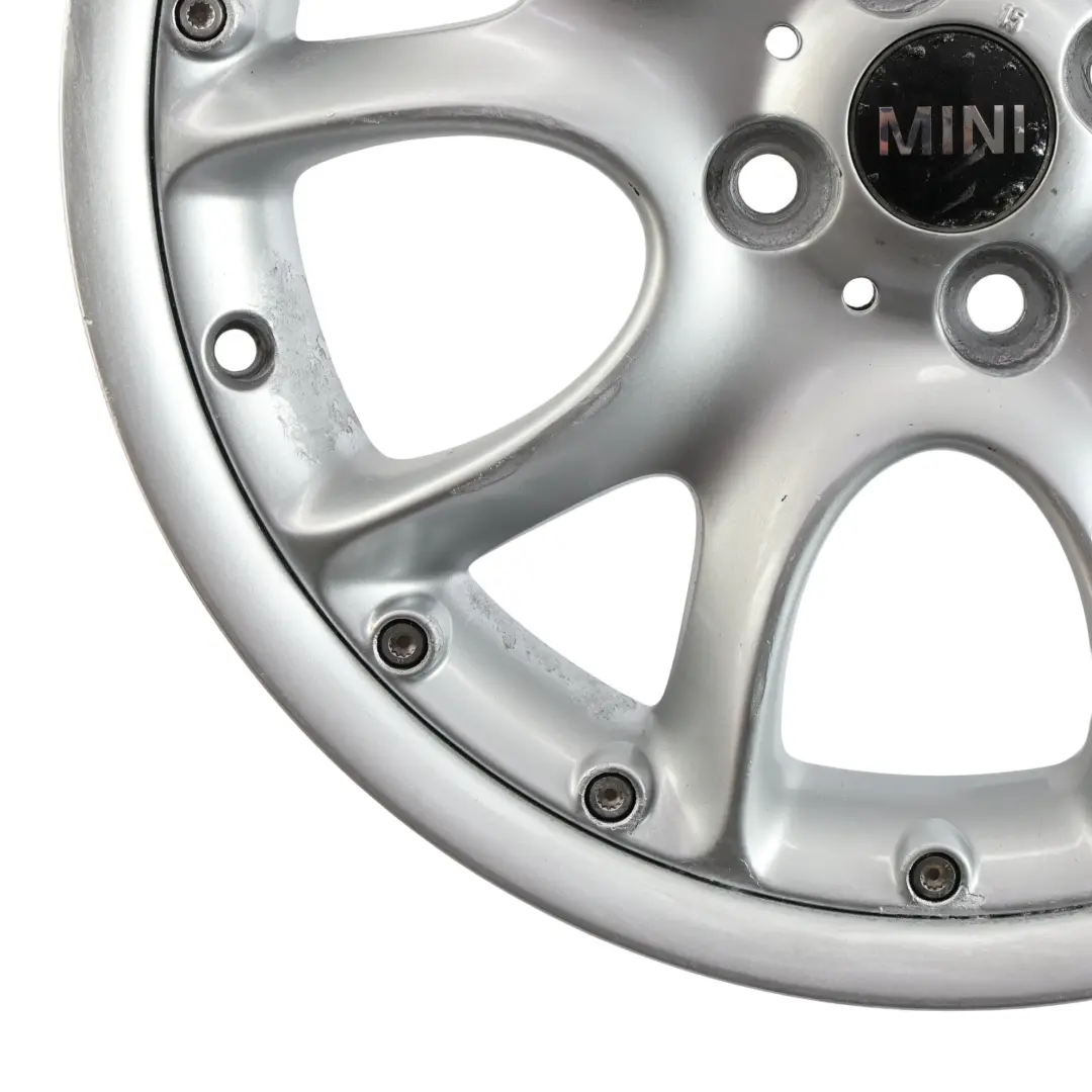 Mini Cooper R50 R56 Silver Wheel Alloy Rim 17" 7J ET:48 Web Cross Spoke 98 - SKU 6775686-4 - Part number 6775686