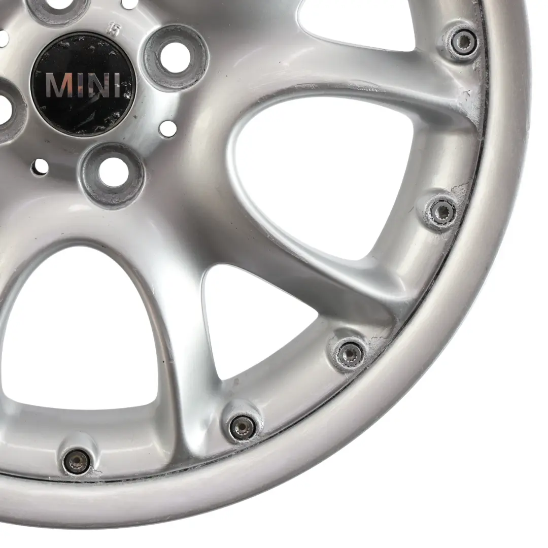 Mini Cooper R50 R56 Silver Wheel Alloy Rim 17" 7J ET:48 Web Cross Spoke 98 - SKU 6775686-4 - Part number 6775686