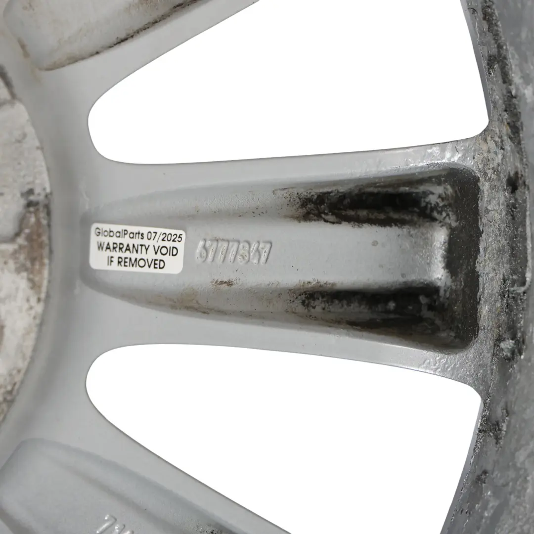 BMW E60 E61 llanta aleación de plata 17" radial radios 244 7,5J ET:20 - SKU 6777347-1 - Número de pieza 6777347