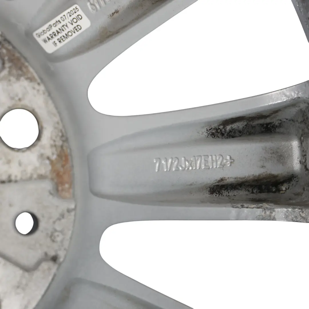 BMW E60 E61 Silver Alloy Wheel Rim 17" Radial Spoke 244 7,5J ET:20 - SKU 6777347-1 - Part number 6777347