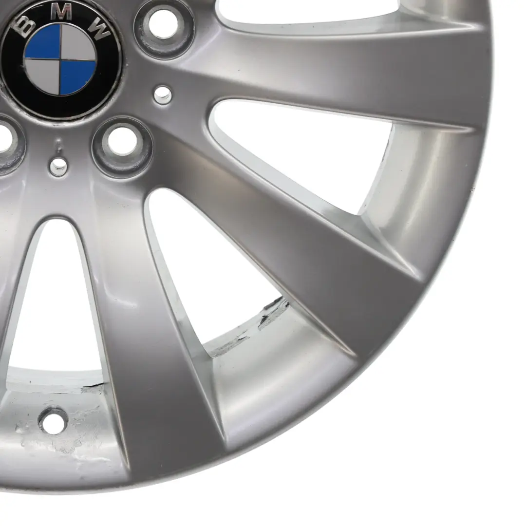 BMW E60 E61 Silver Alloy Wheel Rim 17" Radial Spoke 244 7,5J ET:20 - SKU 6777347-1 - Part number 6777347