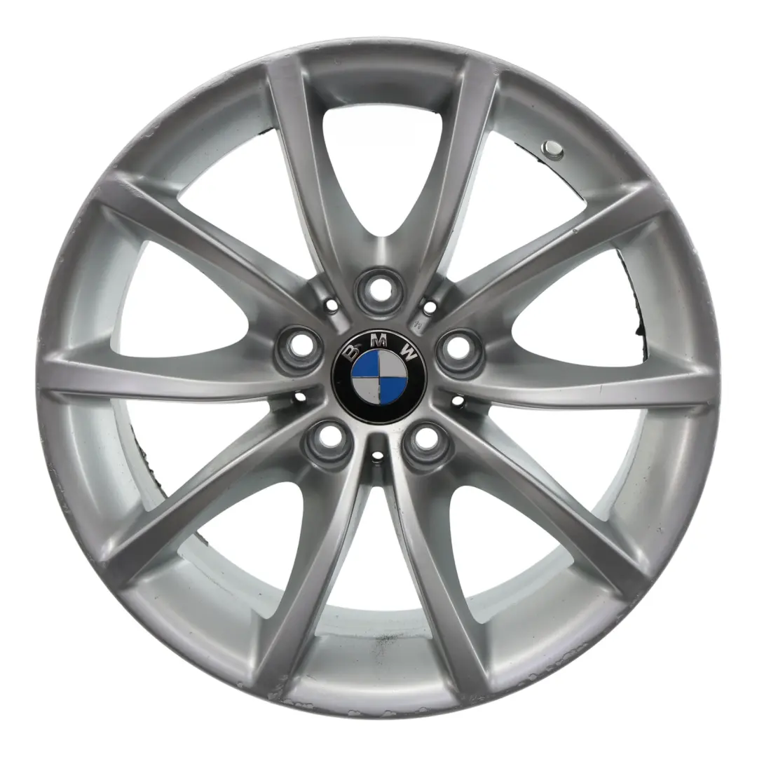 BMW E60 E61 Wheel Rim Alloy Silver 17" 8J ET:20 V-Spoke 245 - SKU 6777348-1 - Part number 6777348