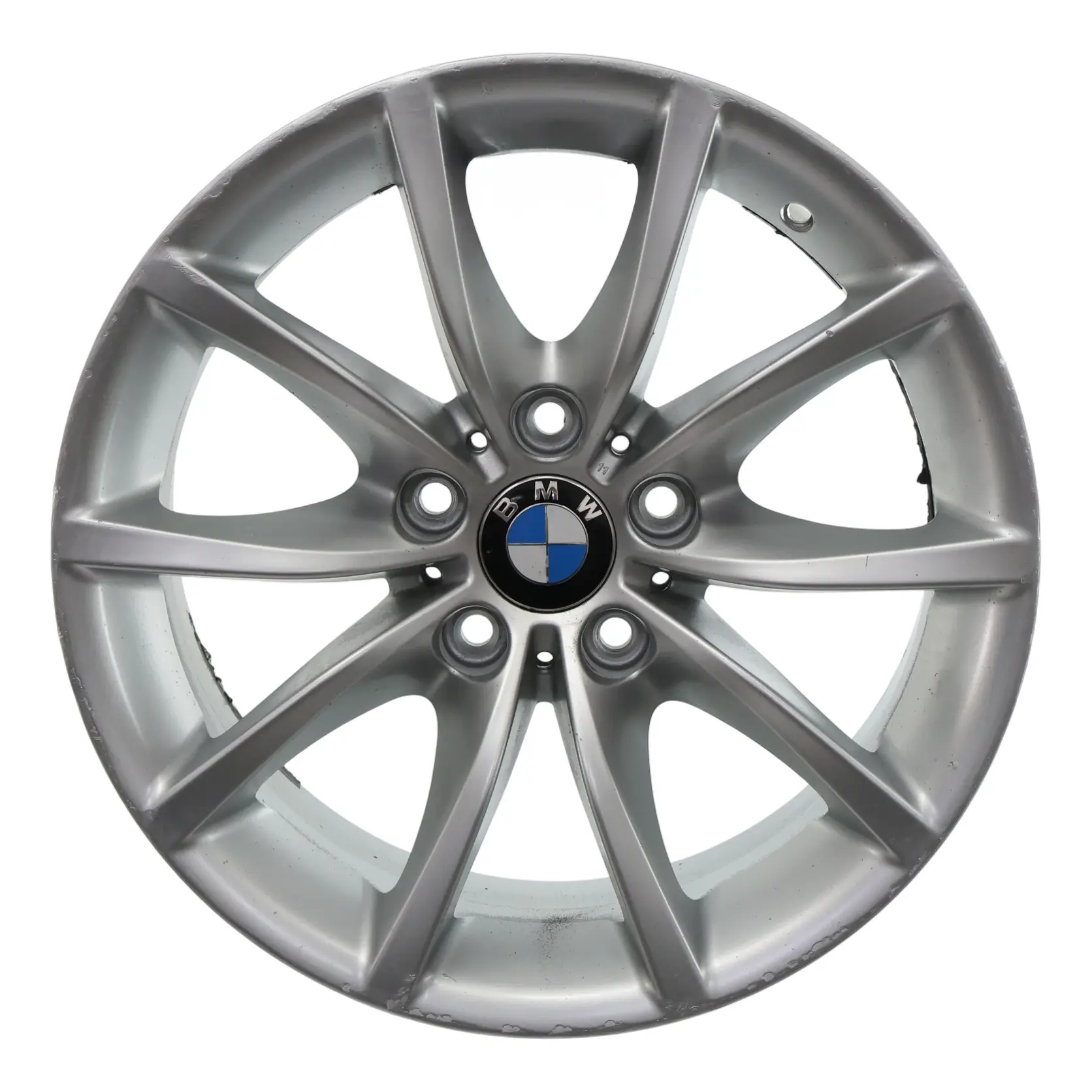 BMW E60 E61 Wheel Rim Alloy Silver 17" 8J ET:20 V-Spoke 245 6777348