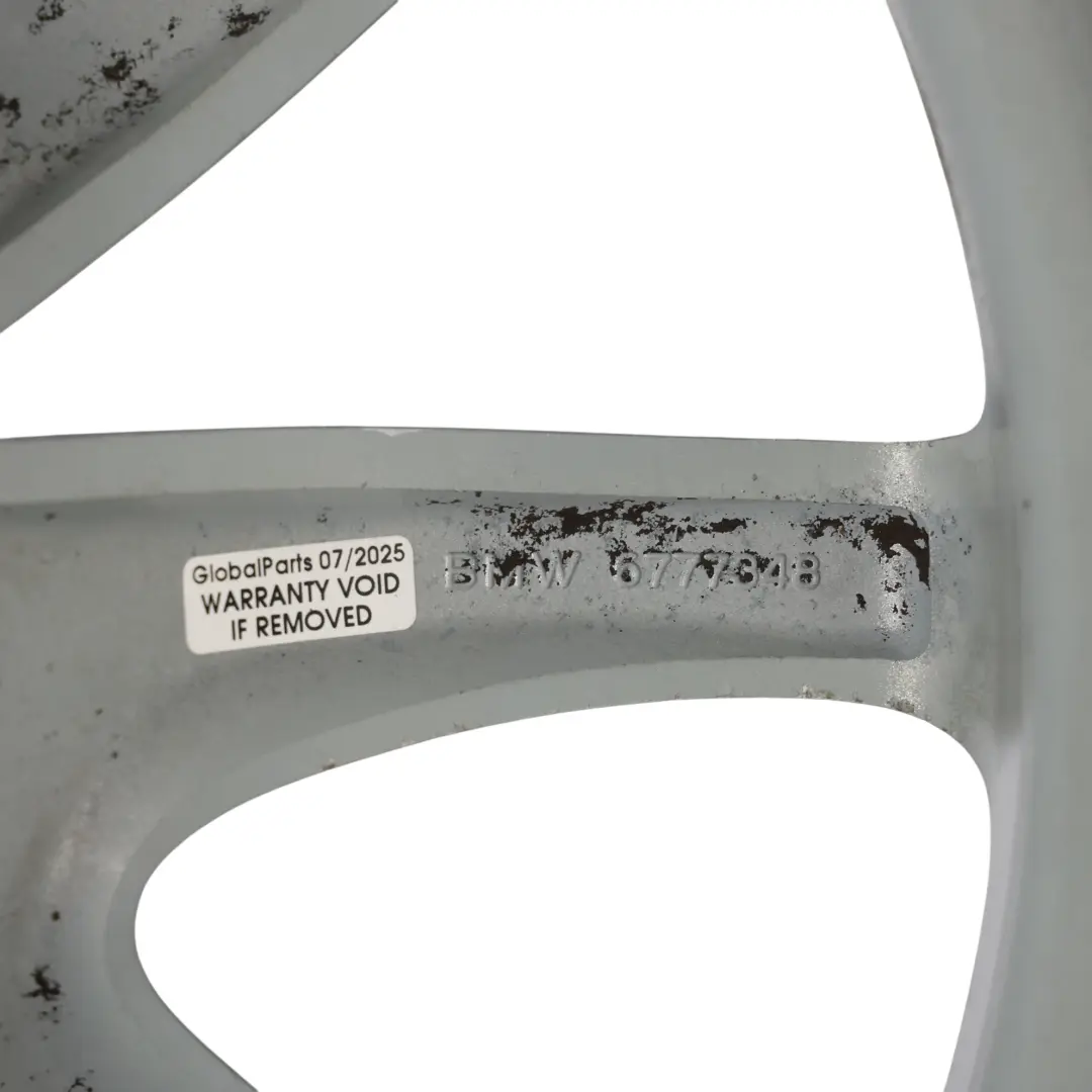 BMW E60 E61 Wheel Rim Alloy Silver 17" 8J ET:20 V-Spoke 245 - SKU 6777348-1 - Part number 6777348