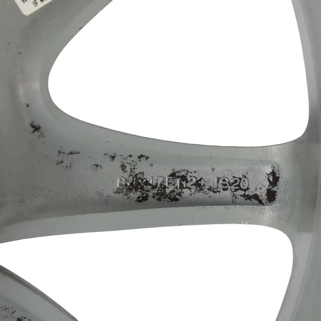 BMW E60 E61 Wheel Rim Alloy Silver 17" 8J ET:20 V-Spoke 245 - SKU 6777348-1 - Part number 6777348