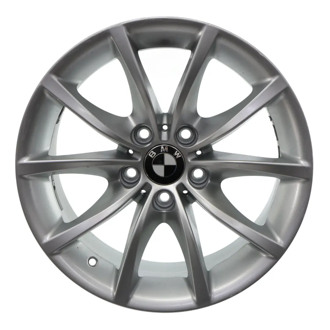 BMW E60 E61 Wheel Rim Alloy Silver 17" 8J ET:20 V-Spoke 245 - SKU 6777348-2 - Part number 6777348