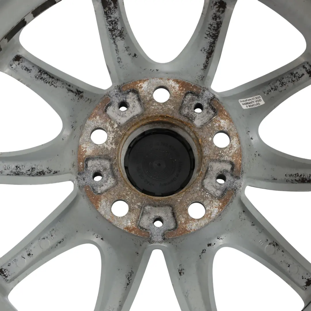 BMW E60 E61 Wheel Rim Alloy Silver 17" 8J ET:20 V-Spoke 245 - SKU 6777348-2 - Part number 6777348